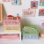 Korean Mini Folding Plastic Storage Box Student Desktop Finishing Journal Tape Stationery Skin Care Small Storage Basket