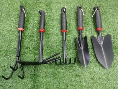 Gardening Tool Set Tool Dual-Purpose Hoe Five Tooth Rake Large Shovel Small Shovel Three Rake