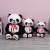Popular Custom Children's Plush Toys Panda Smiley Face Panda Plush Doll Soft and Comfortable Bear Pillow at Night