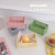 Korean Mini Folding Plastic Storage Box Student Desktop Finishing Journal Tape Stationery Skin Care Small Storage Basket