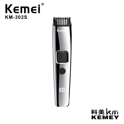 Cross-Border Factory Direct Sales Kemei Hair Clipper KM-302S Electric Hair Scissors Adjustable Cutter Head