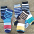 2015 Autumn and Winter New Horizontal Stripe Men's Socks Men's High Tube Cotton Socks All-Matching Classic Horizontal Stripe Socks Pure Cotton Socks Men