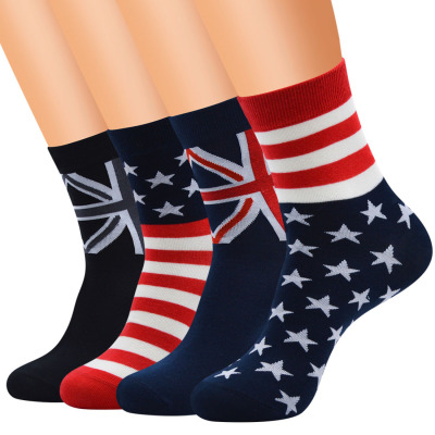 Flag Series Men's Mid-Calf Length Sock Flag Cotton Socks Male Tube men's socks zi Hot Sale at AliExpress EBay