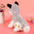 Factory Direct Sales Cute Little Wolf Kid Plush Toy Cartoon Plush Toy Doll Gray Little Wolf Dog Doll