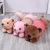 2020 New for Girls Sleeping Bear Lying Pillow Lovely Soft Cute Lying Bear Plush Doll Cute Children's Toys Wholesale