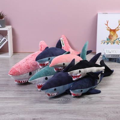 Factory Direct Sales Children's Shark Plush Toy Wholesale Baby Birthday Present Pillow Plush Doll Custom Doll