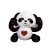 Cute Children's Toy Big Head Panda Cartoon Plush Toy Cute Love Bear Pillow Plush Doll