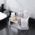 Stylish and Versatile Storage Box with Mirror Desktop Cosmetics Sundries Rack Bathroom Dressing Table Organizing Rack