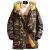 AliExpress Wish Amazon Men's Winter New Mid-Length Camouflage Cotton Jacket Hooded Trend Casual Men's Coat