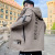 2020 New Men's Winter Cotton Coats Fleece Thick Mid-Length Coat Korean Style Handsome Trendy Cotton Clothing Cotton-Padded Jacket