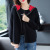 Sweater Women's Spring and Autumn 2020 New Women's Korean Style Loose Crop Top Women's Coat Hooded Knit Low Waist Jersey