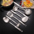 Stainless Steel Kitchenware Set Thicken and Lengthen Non-Magnetic Spatula Household Cooking Set Kitchen Supplies