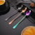 Extra Long Handle Ice Spoon Gold-Plated Stainless Steel Tableware Coffee Spoon Spoon Stirring Stainless Steel Tableware