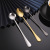 Extra Long Handle Ice Spoon Gold-Plated Stainless Steel Tableware Coffee Spoon Spoon Stirring Stainless Steel Tableware