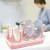 Creative Household Water Cup Holder Plastic Draining Rack with Tray Storage Glass Tea Cup Coffee Rack Cup Holder
