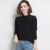 Women's Long-Sleeved T-shirt 2020 New Autumn and Winter Western Style Women's Fashion Clothing 2020 nian Spring Loose Knit Low Waist Jersey