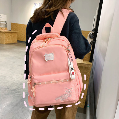 Schoolbag Women's Korean-Style High School Junior High School Harajuku Ulzzang Backpack Large Capacity Simple All-Matching Backpack for Primary School Students