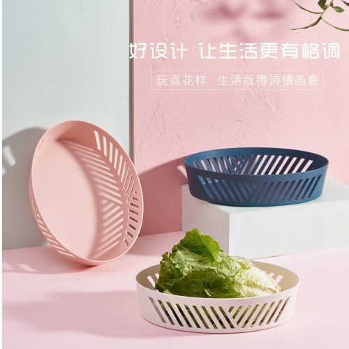 ins wind geometry irregular plastic fruit plate household living room creative melon seeds dried fruit fruit pot snack candy plate