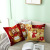 Gm184 Nordic Pillow Cover Custom Golden Cartoon Santa Claus Series Office Sofas Cushion Throw Pillowcase