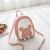 2020 New Women's Backpack Fashionable Fresh Cartoon Contrast Color Cute Pu Backpack Factory Direct Sales