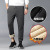 Fleece-Lined Track Pants Male Winter Thicken Relaxed Casual Cotton Pants qiu dong kuan Cashmere Pants Men's Sweatpants Outer Wear