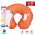 SOURCE Factory New Drive U-Shaped Neck Pillow Take Plane High Speed Rail Travel Neck Pillow Environmental Protection Foam Particles