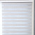Roller Shutter Bathroom Waterproof Double-Layer Soft Gauze Curtain Kitchen and Bedroom Anti-Punching Blind Curtain