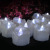 Factory Wholesale Warm White Flash Tear Candle Light Christmas Decoration LED Candle Electronic Candle Timing Function