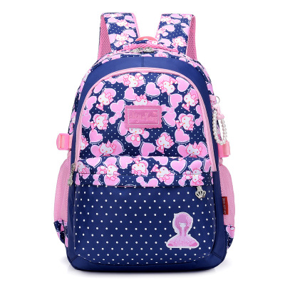 New Primary School Schoolbag Backpack Children's Printed Book Bag 2-6 Grade Large-Capacity Backpack Wholesale