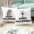 Gm131 Nordic Halloween Pillow Cover Custom Black Letter Sofa Cushion Cover Throw Pillowcase Cross-Border Hot Sale