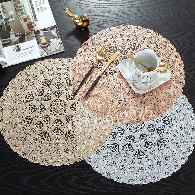 Placemat High Temperature Resistant PVC Dining Table Cushion Non-Slip and Hot Pot Bowl Coaster Daily Kitchen Tools Dinner Plate Heat Proof Mat