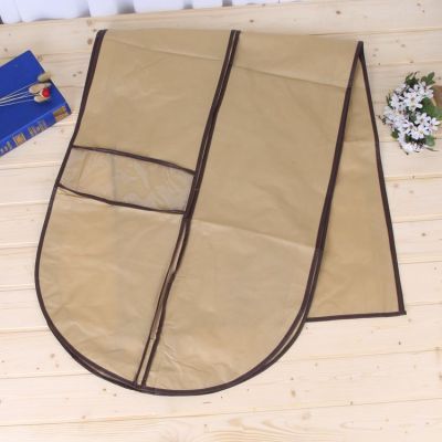 Spot Clothing Dust Cover Non-Woven Fabric Dust-Proof Suit Dustproof Bag Suit Coat Leather Zipper Buggy Bag Customization