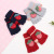 New Trend Winter Children's Half Finger Thermal Gloves Strawberry Pattern Travel Gloves for Boys and Girls Factory Direct Sales