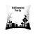 Gm131 Nordic Halloween Pillow Cover Custom Black Letter Sofa Cushion Cover Throw Pillowcase Cross-Border Hot Sale