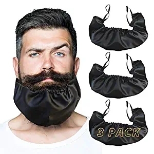 Slingifts Beard Bandana Black Beard Bib Bonnet Facial Apron Caps Beard Guard