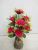 Factory Direct Sales Artificial Flower Plastic Flower 10 Head Water Plants Carnation Small Wholesale Shooting Props Buddhist Hall Furnishings