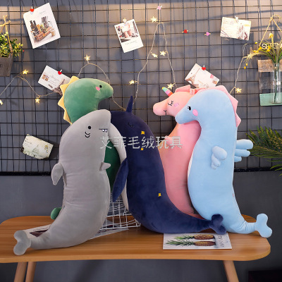 Long Pillow Animal Throw Pillow Dolphin Shark Doll Long Pillow Gift Plush Toy