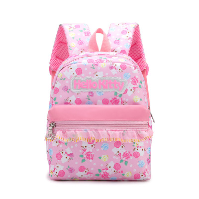 Korean-Style Printed Currently Available-Functional Backpack Cartoon Cute Schoolbag for Children Anti-Theft Backpack One Product Dropshipping