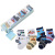 Foreign Trade Supply Breathable Sweat Absorbing Children's Socks Pure Cotton Alphabet Cartoon Gift Box Newborn Socks