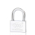 Padlock Square One-Word Key Electroplating Lock Factory Direct Sales