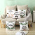 Gm157 Christmas Pillow Cover Cartoon Letter Print Cushion Cover Office Sofas Pillow Cover Cross-Border Hot Sale