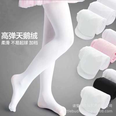 Pretty Girl Dancing Socks Children's Dance Socks Silky Girls Leggings Velvet Smooth Breathable Skinny Elegant