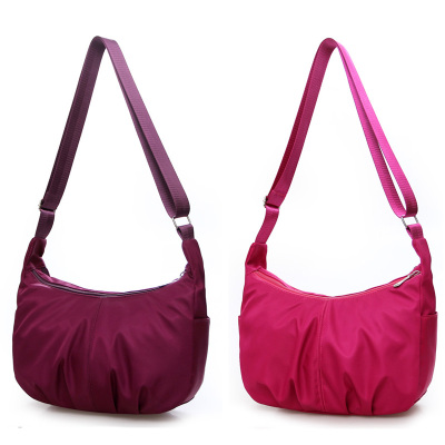 Women's Casual Women's Bag New Nylon Small Cloth Bag Crossbody Canvas Middle-Aged Mother Bag Shoulder Messenger Bag Mummy Bag