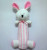 Factory Customized Korean Synchronous Bear and Rabbit Hand Ring Hand Stick Rattle Combination Plush Baby Rattle Rattle Toy Gift