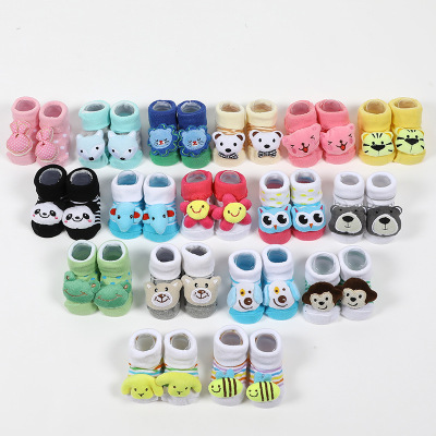 Baby Floor Socks Stall Children's Doll Socks Newborn Walking Socks Breathable Cute Non-Slip Cartoon Sweet