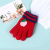 Children's Gloves Baby Five Finger Cartoon Boys and Girls Kids Cute Thick Fleece Knitted Student Writing
