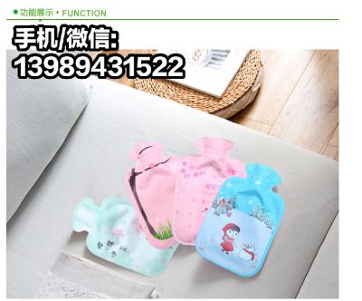 Cute Cartoon Large Hot Water Injection Bag Winter Portable Hot Water Bag Student Double Thickened Hand Warmer
