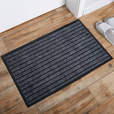 Hot Selling Seven Striped Floor Mat Absorbent Non-Slip Home Hallway Entrance Earth Removing Floor Mat Kitchen Oil-Proof Dust Mat