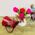 Factory Direct Sales with Heart-Shape Lock Gift Band Drum Coffee Arrangements Iron Bucket Flower Pot Home Ornament and D