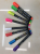 8-Color Metallic Electronic Highlight Pen Erasable Color Whiteboard Pen for Supermarket